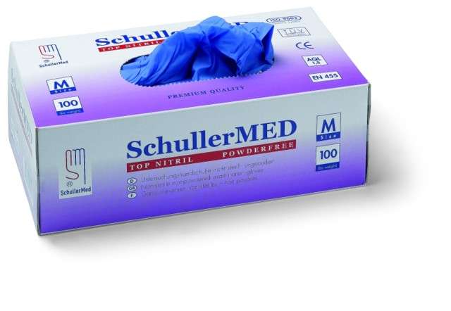 Rukavice Schuller Med Nitril * Jednorázové nitrilové rukavice pro potravinářství. Rukavice Schuller Med Nitril * Jednorázové nitrilové rukavice pro potravinářství.