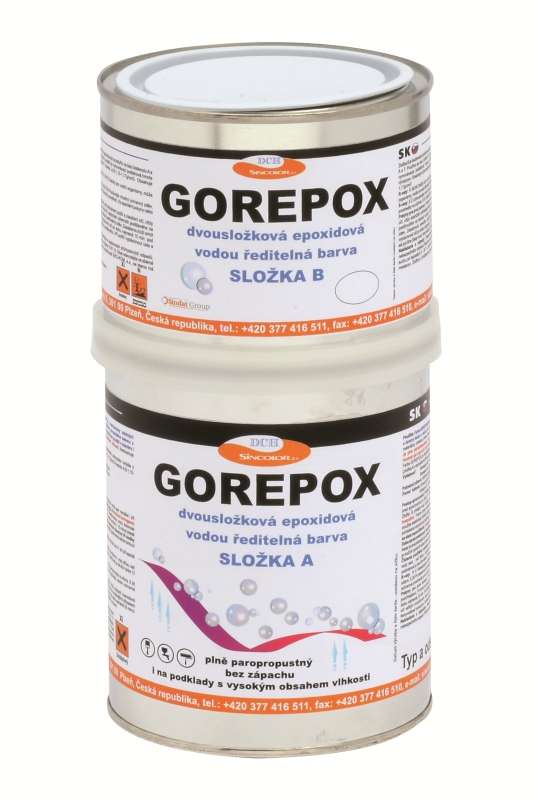 GOREPOX M vodouředitelná epoxid. barva, mat 1