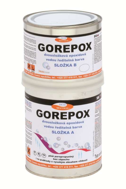 GOREPOX M vodouředitelná epoxid. barva, mat 1 GOREPOX M vodouředitelná epoxid. barva, mat 1