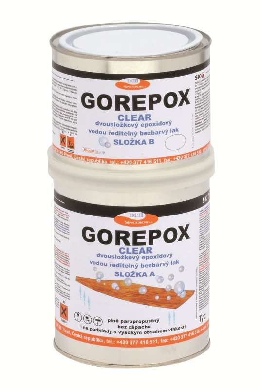 GOREPOX CLEAR vodouředitelný epoxidový lak 1 GOREPOX CLEAR vodouředitelný epoxidový lak 1