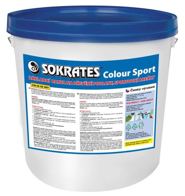 SOKRATES colour sport * Speciální základní polyuretanová barva na dřevěné podlahy, sportovní areály 1