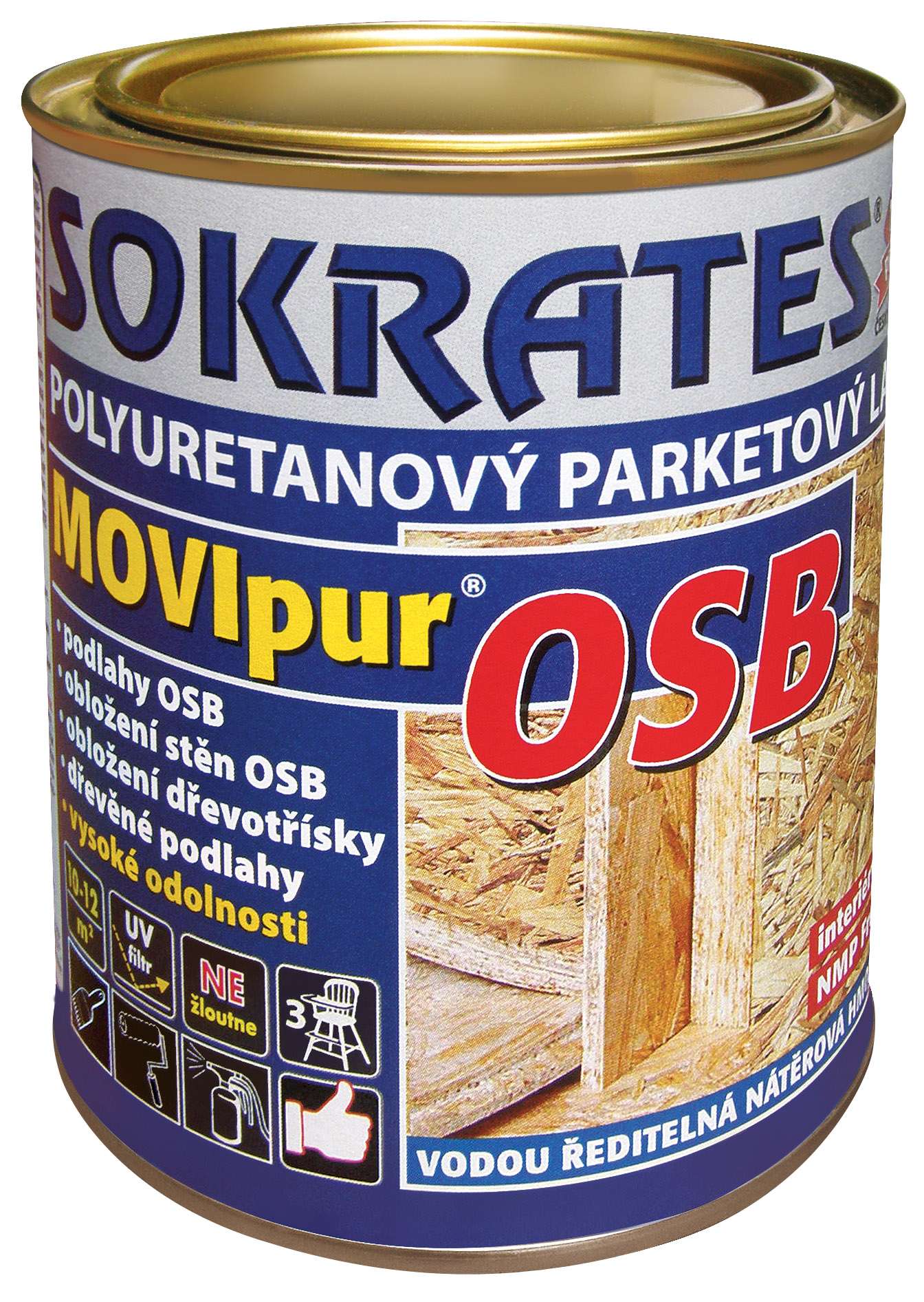 SOKRATES MOVIpur OSB * polyuretanový parketový lak 1