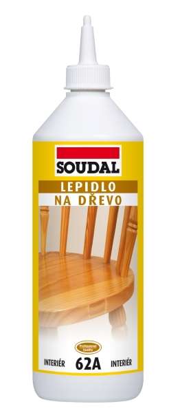 Soudal Lepidlo na dřevo 62A * Vysoce kvalitní disperzní lepidlo na dřevo a papír. 1