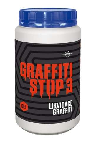 Graffitistop 3 1 kg * likvidace graffiti gel 1 Graffitistop 3 1 kg * likvidace graffiti gel 1