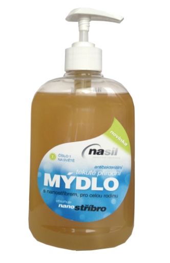 Tekuté mýdlo NASIL obsahující nano stříbro 500ml1 Tekuté mýdlo NASIL obsahující nano stříbro 500ml1