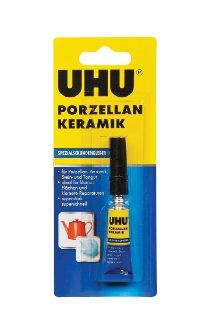UHU Porzellan Keramik Sekundenkleber UHU Porzellan Keramik Sekundenkleber