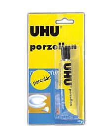 UHU Porcelain 13 ml * Lepidlo na opravy porcelánu, keramiky, kameniny a dalších materiálů. UHU Porcelain 13 ml * Lepidlo na opravy porcelánu, keramiky, kameniny a dalších materiálů.