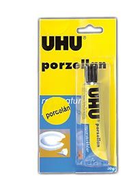 UHU Porcelain 13 ml * Lepidlo na opravy porcelánu, keramiky, kameniny a dalších materiálů.