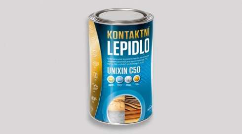 Unixin C50 * Rozpouštědlové lepidlo pro pokládku měkkých krytin.