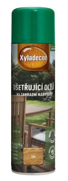Xyladecor Ošetřující olej sprej teak 0,5 L5 Xyladecor Ošetřující olej sprej teak 0,5 L5