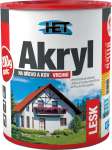 Het Akryl Lesk * Vrchní vodou ředitelná akrylátová barva na dřevo a kov. 1