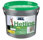 Obrázek k výrobku 82806 - Het Hetline SAN Active * Interiérová barva ošetřená biocidním přípravkem proti plísním.