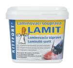 Obrázek k výrobku 80753 - Kittfort Laminovací souprava Lamit 500 g * K opravám laminátových předmětů např. lodí, bazénů a pod..