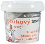 Kittfort Štukový tmel Profi 500 g * Speciální štukový tmel k opravám strukturálních povrchů stěn a stropů.