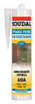 Obrázek k výrobku 80770 - Soudal Konstrukční lepidlo 60A 310 ml * K dřevěných konstrukčních prvků a nábytku.