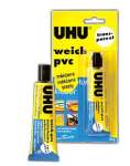 UHU Weich PVC - lepidlo pro opravy a lepení měkčených plastů 30 g * Kontaktní lepidlo pro opravy a lepení měkčených plastů.