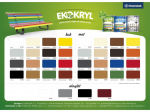 Obrázek k výrobku 85459 - Chemolak Ekokryl lesk V 2062 * vrchní lesklá barva